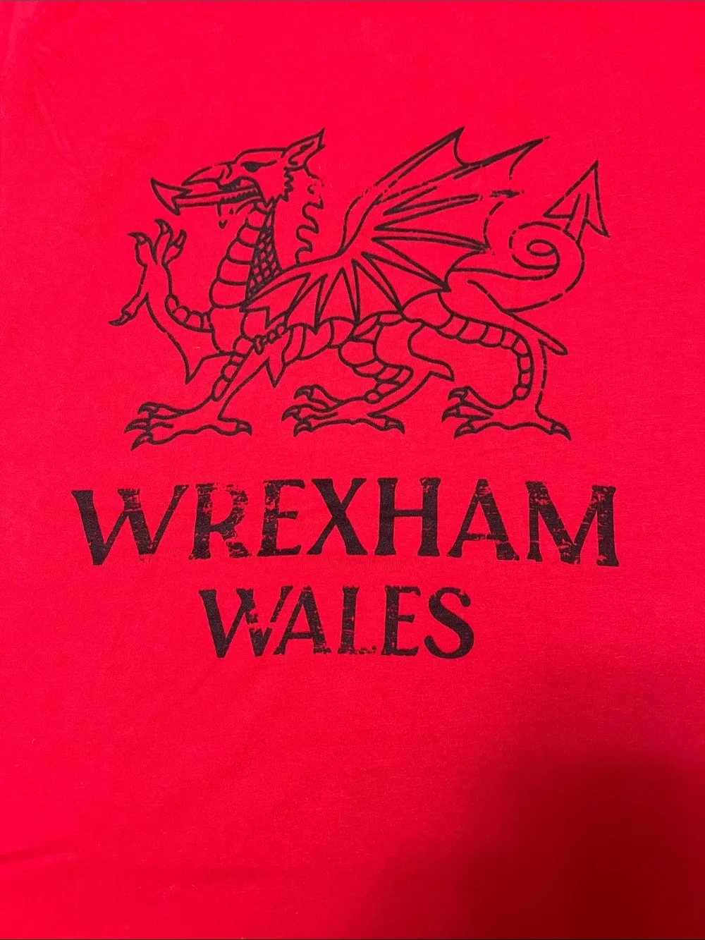Wrexham Wales Red Graphic Tee